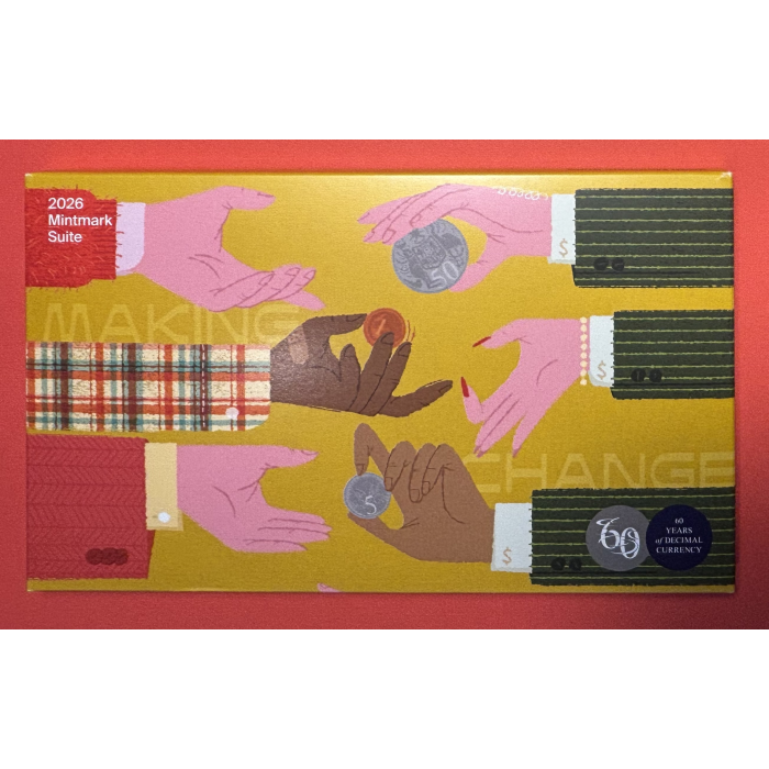 2026 RAM 60 Years of Decimal Currency $1 Mintmark and Privy Mark UNC 4 Coin Set