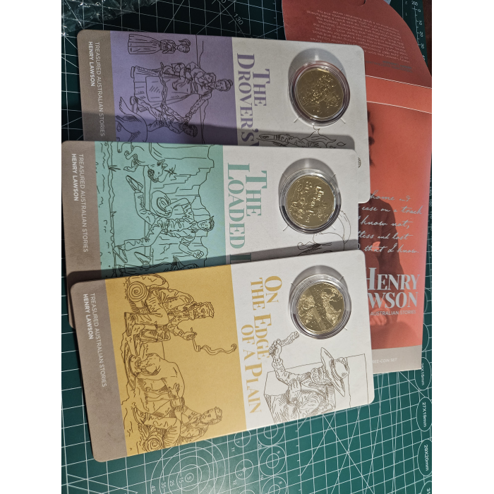 Henry Lawson carded 50 cent coin box set