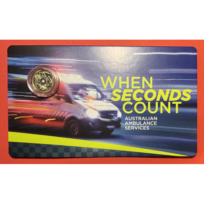 2021 $2 “C” MINTMARK Coloured Uncirculated Coin - Ambulance Service