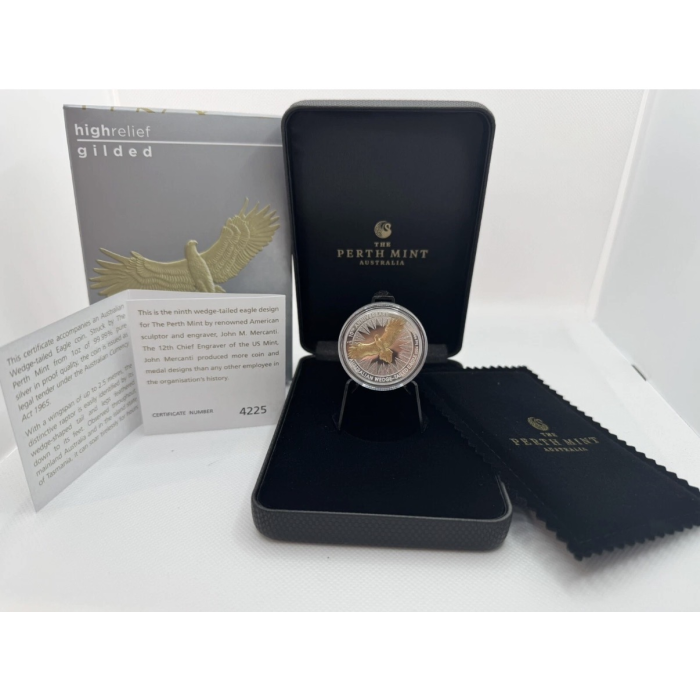 2024 Australian Wedge-tailed Eagle 10th Anniversary 1oz Silver Proof High Relief
