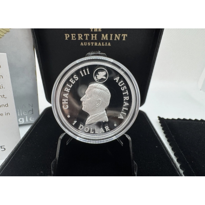 2024 Australian Wedge-tailed Eagle 10th Anniversary 1oz Silver Proof High Relief