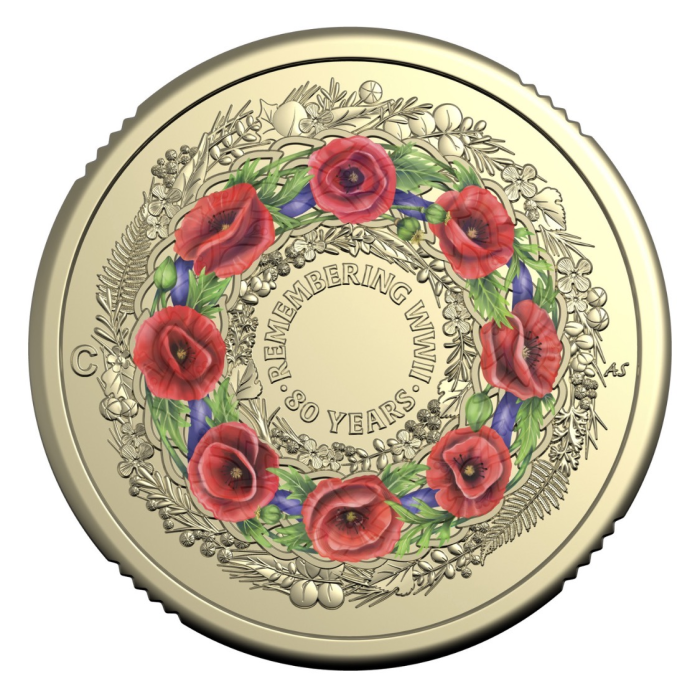 2025 80yrs Remembering WWll  C Mint Coin in Card