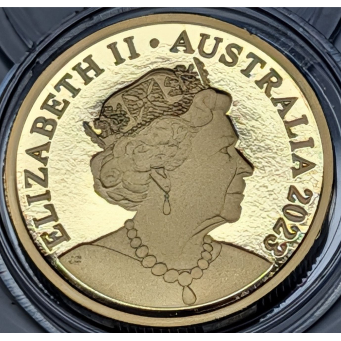 2023 $1 Baby Mob Of Roos Proof Coin - Jody Clark Effigy