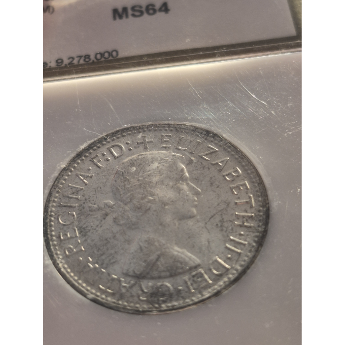 MS64 1957 FLORIN 