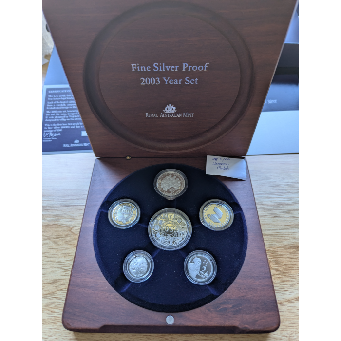 RAM 2003 FINE SILVER 99.9% PROOF COIN MINTAGE ONLY 6500