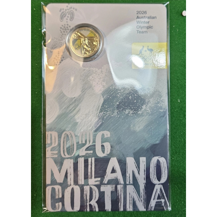 2026 Winter Paralympics $1 Coloured Uncirculated Coin