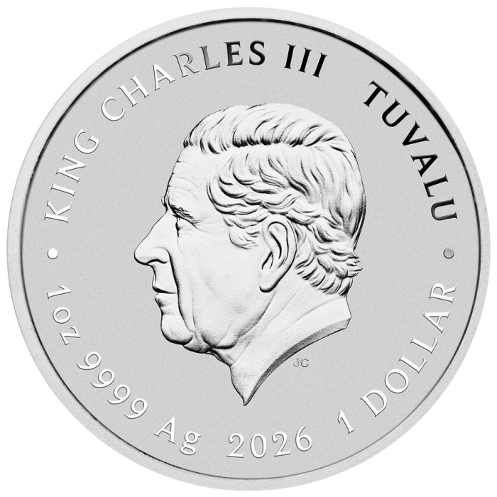 PERTH MINT 2026 DUNE 1OZ SILVER COLOURED COIN