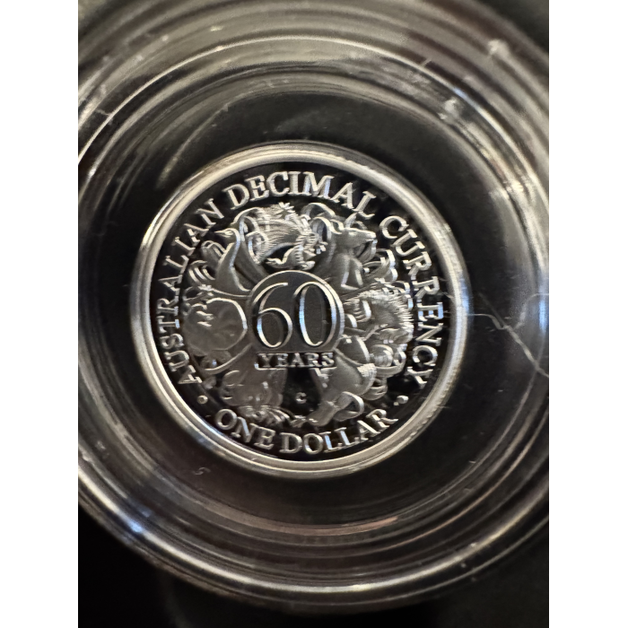 2026 RAM 60 yrs Decimal Currency $1 ‘C’ Mintmark Silver Proof coin 