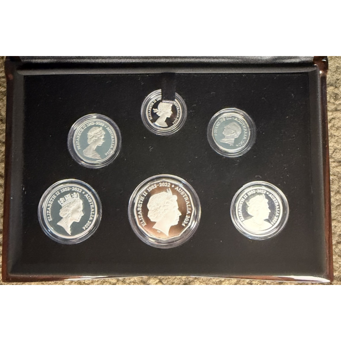 2024 Change of Monarch 6-Coin Fine Silver Proof Year Set – Royal Australian Mint