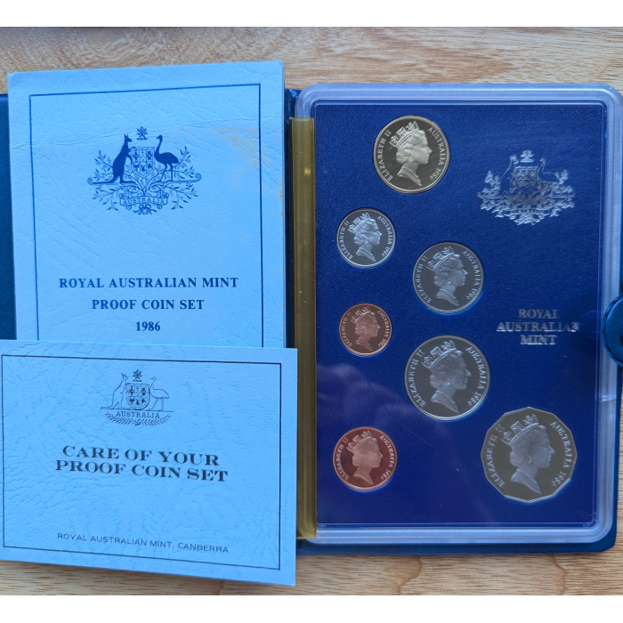 RAM 1986 Proof Coin Set International Year of Peace