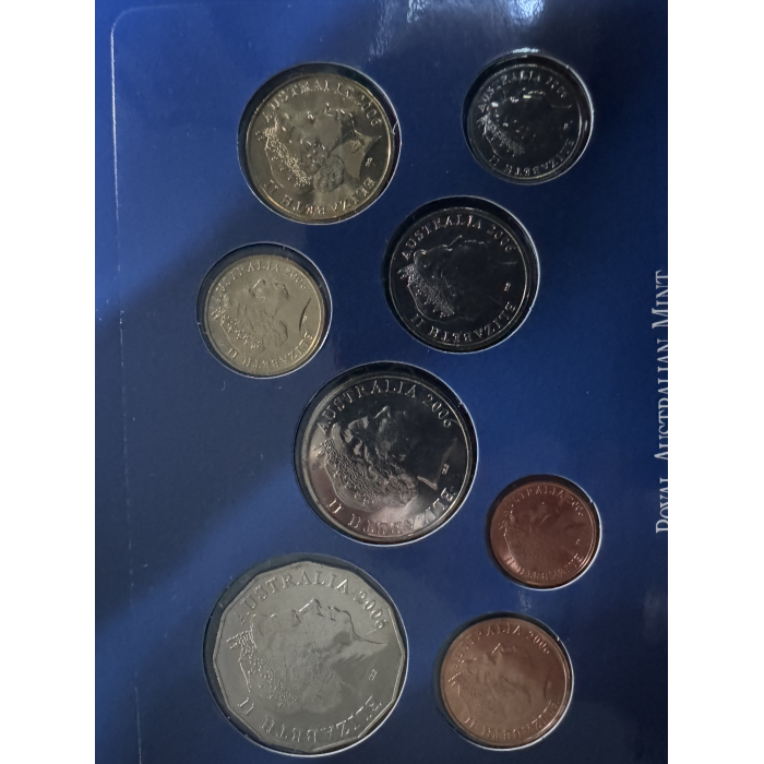 2006 RAM 40 yrs of Decimal Currency Uncirculated 6 coin mint year set 