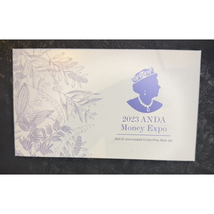 2023 ANDA Money Expo $1 Privy Mark 4 Coin Set – Uncirculated RAM