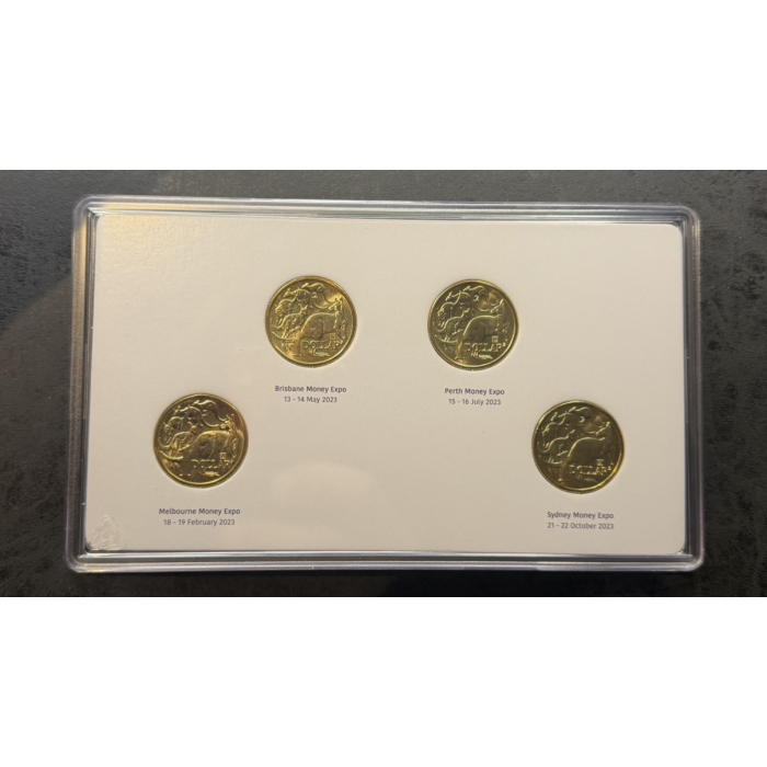 2023 ANDA Money Expo $1 Privy Mark 4 Coin Set – Uncirculated RAM