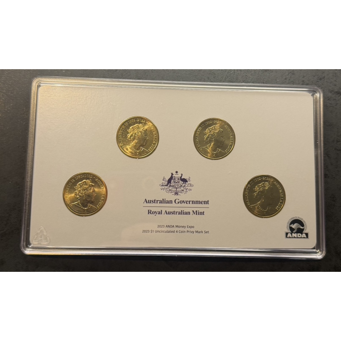 2023 ANDA Money Expo $1 Privy Mark 4 Coin Set – Uncirculated RAM
