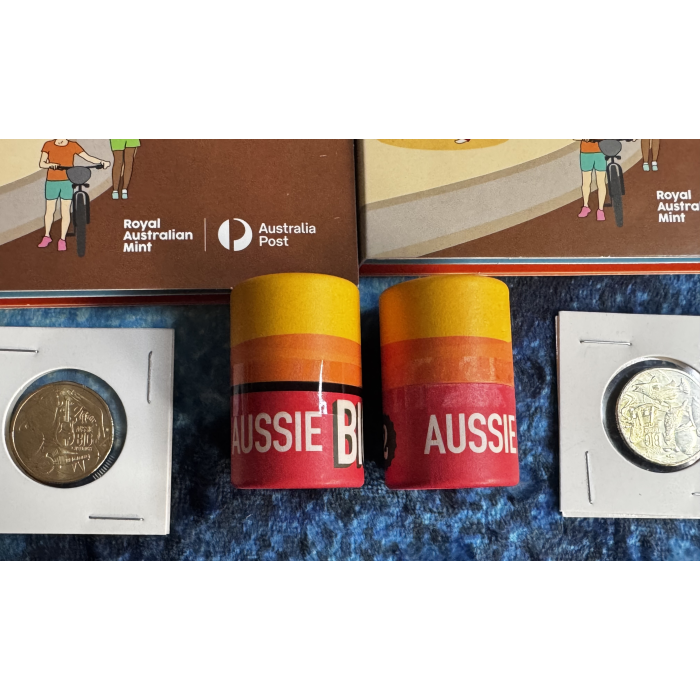 2 x 2025 Aussie Big Things 2  1 Tube Opened & 1 Sealed Inc 1 set of Till Coins