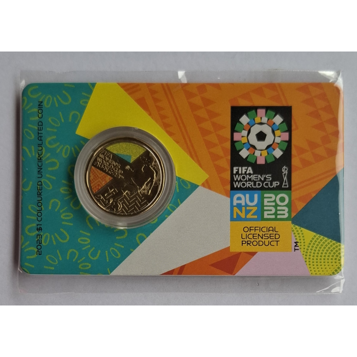 2023 $1 Fifa Womens World Cup Carded Coin