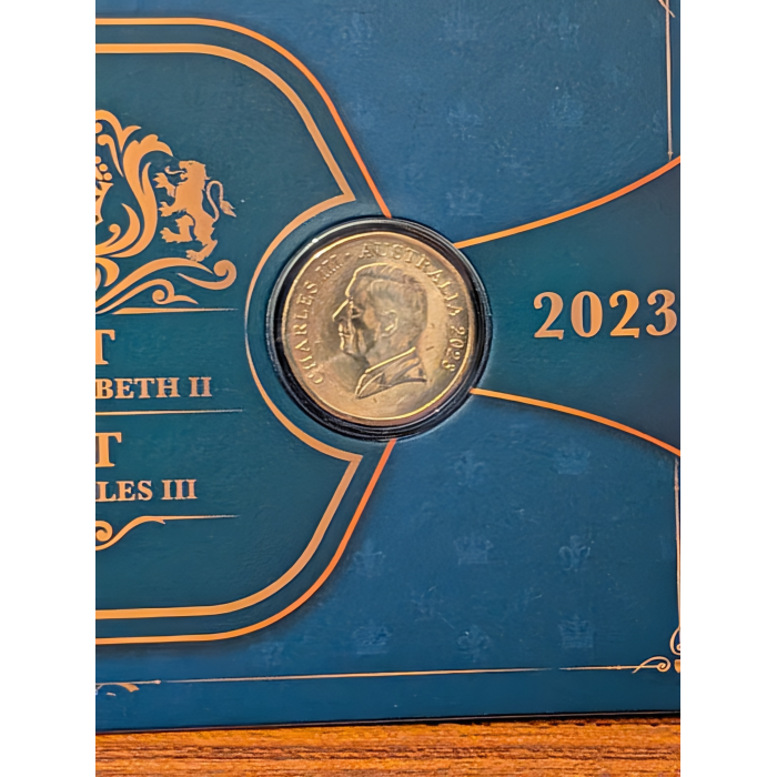 2022 Last Queen Elizabeth I I And 2023 First King Charles I I I -one Dollar Coin