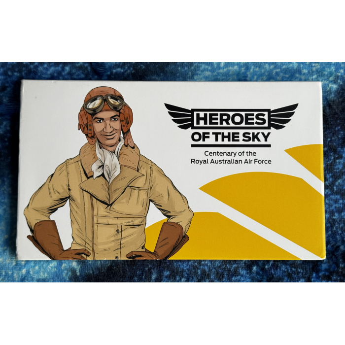2021 $1 - 4 Coin Set Heroes of Sky Centenary of the Royal Australian Air Force 