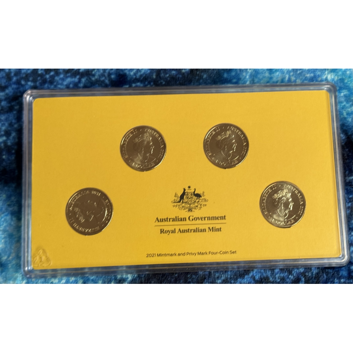 2021 $1 - 4 Coin Set Heroes of Sky Centenary of the Royal Australian Air Force 