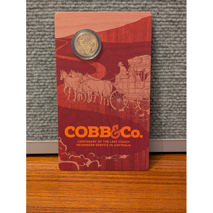 2024 $1 Cobb and Co CENTENARY OF THE LAST COACH PASSENGER SERVICE IN AUSTRALIA