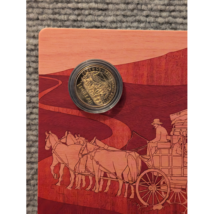 2024 $1 Cobb and Co CENTENARY OF THE LAST COACH PASSENGER SERVICE IN AUSTRALIA
