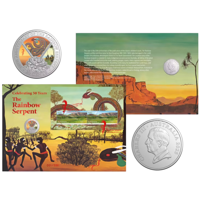 2025 20c Rainbow Serpent Impressions PNC 165/500