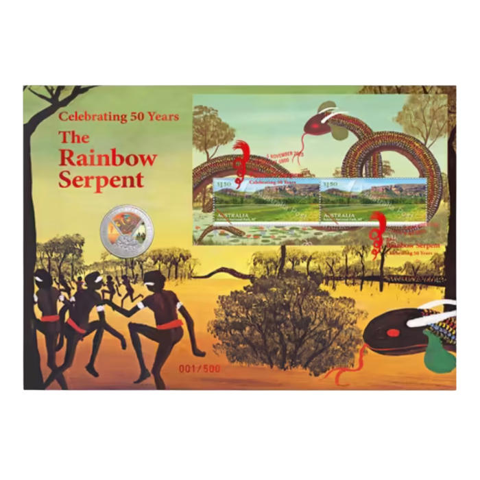 2025 20c Rainbow Serpent Impressions PNC 165/500