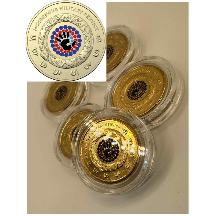 1x UNC 2021 Indigenous Military Service "IMS" $2 Coin - In Lighthouse Capsule