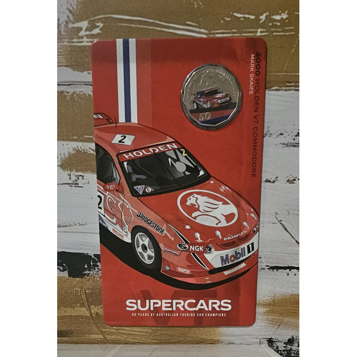 2020 Supercars Colourized UNC 50c  - VT Commodore