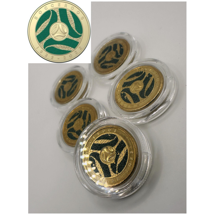 1x UNC 2022 Socceroo's $2 Coin - In Lighthouse Capsule