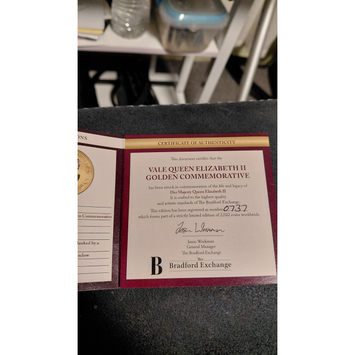 This ones for "Royal collectors"  Vale Her Majesty QE11