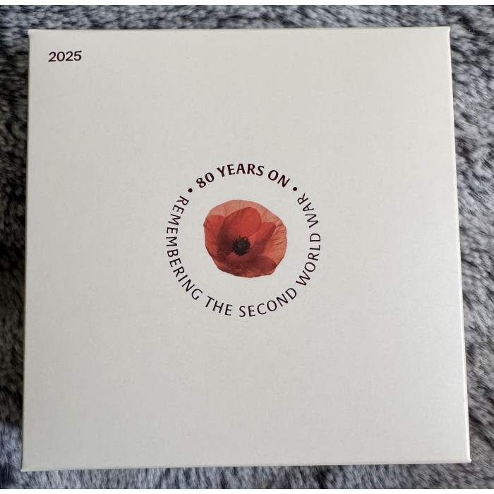 2025 RAM $2 Poppy Wreath ‘C’ Mintmark coloured Silver Proof coin 