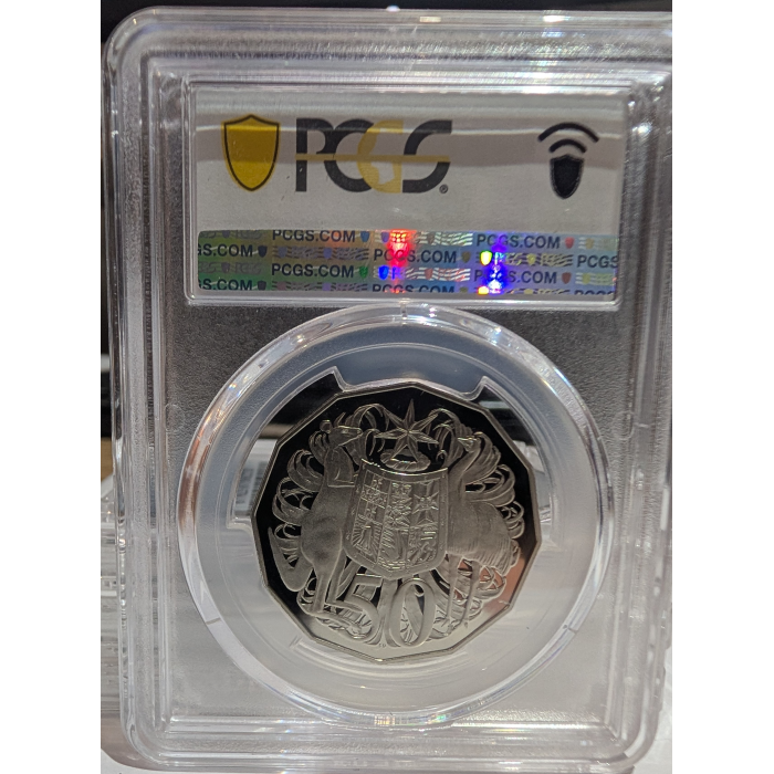 1993 50c Proof Coat of Arms  PR70 PCGS Top Pop #005