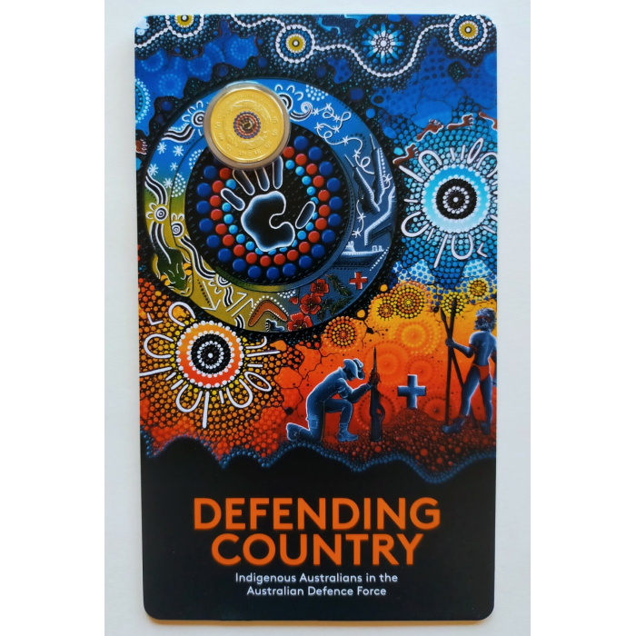 2021 $2 Indigenous Military Service- Defending Country 'C' Mint Mark Carded Coin