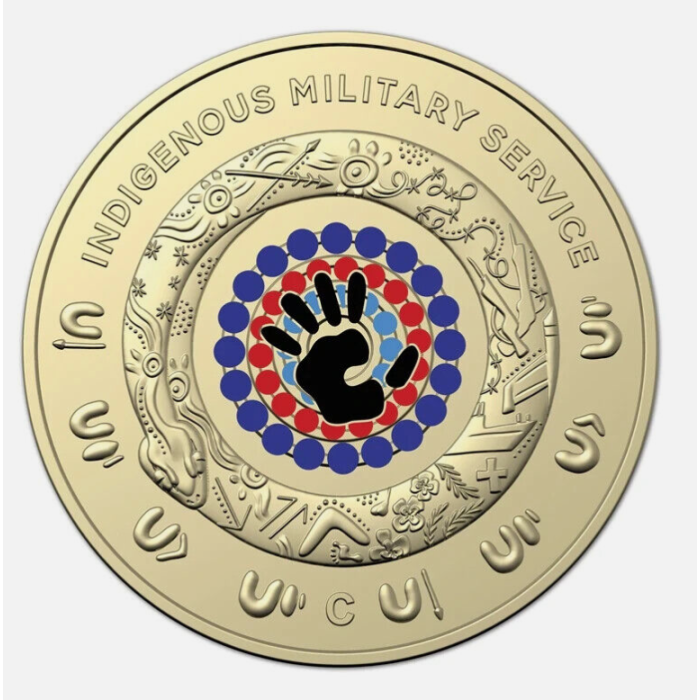 2021 $2 Indigenous Military Service- Defending Country 'C' Mint Mark Carded Coin
