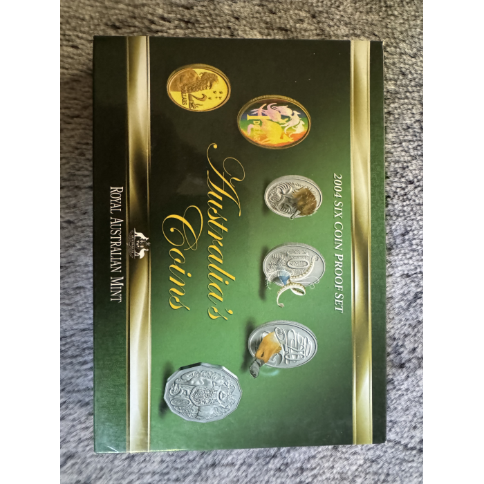 2004 RAM Australia’s Coins 6 coin Proof year set 