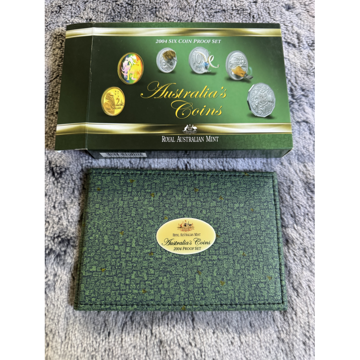 2004 RAM Australia’s Coins 6 coin Proof year set 