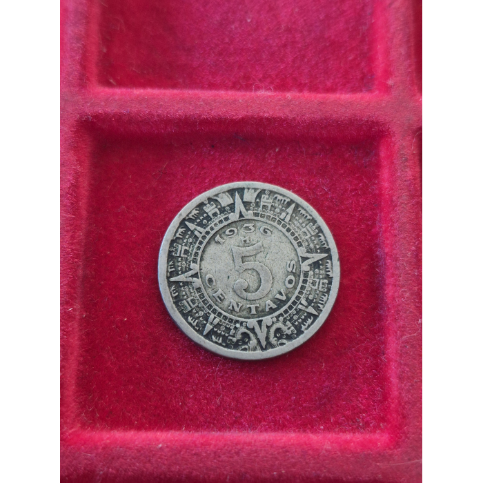 1936 M 5 CENTS MEXICO