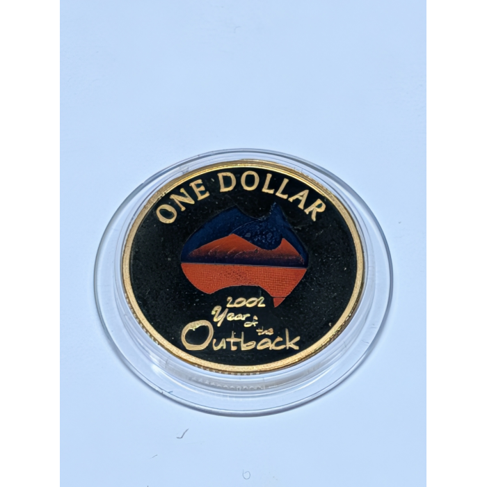 2001, 2002, 2003 $1 Proof Coloured 3 Coin Bundle