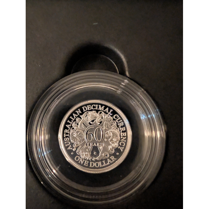 2026 $1 'C' Mintmark 60th Anniversary of Decimal Currency Silver Proof
