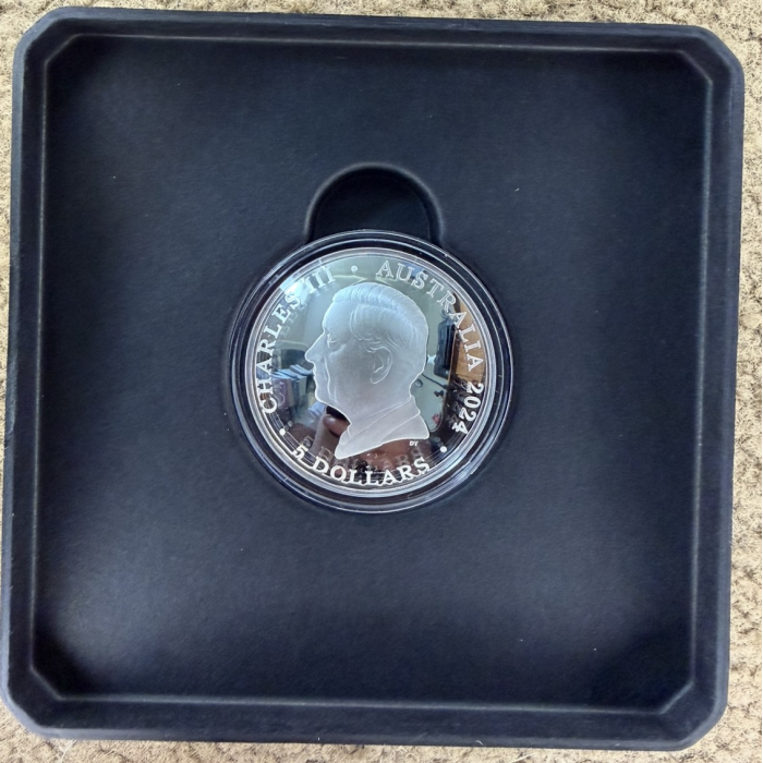 2024 $5 Australian Olympic Team Paris Silver Proof Coin – Royal Australian Mint