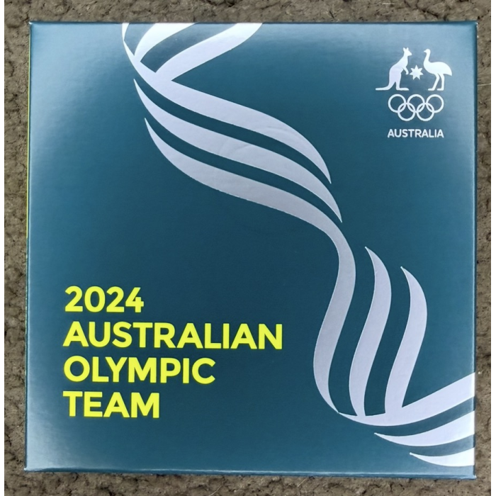 2024 $5 Australian Olympic Team Paris Silver Proof Coin – Royal Australian Mint