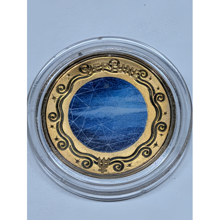 2017 $1 Neptune Coloured Coin ex planetary set