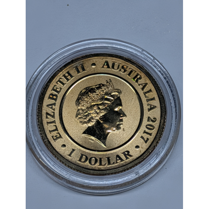 2017 $1 Neptune Coloured Coin ex planetary set