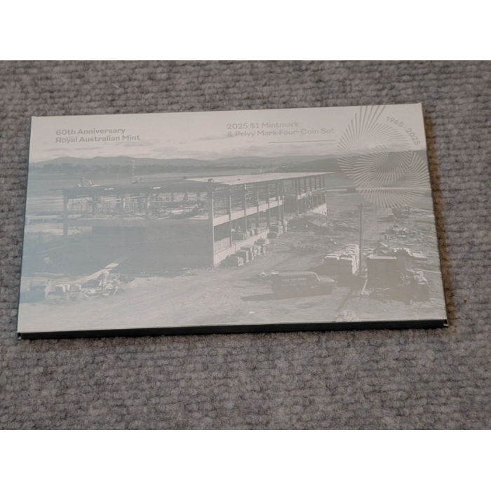 2025 $1 60th Anniversary of RAM Mintmark and Privy Mark Four Coin Set 