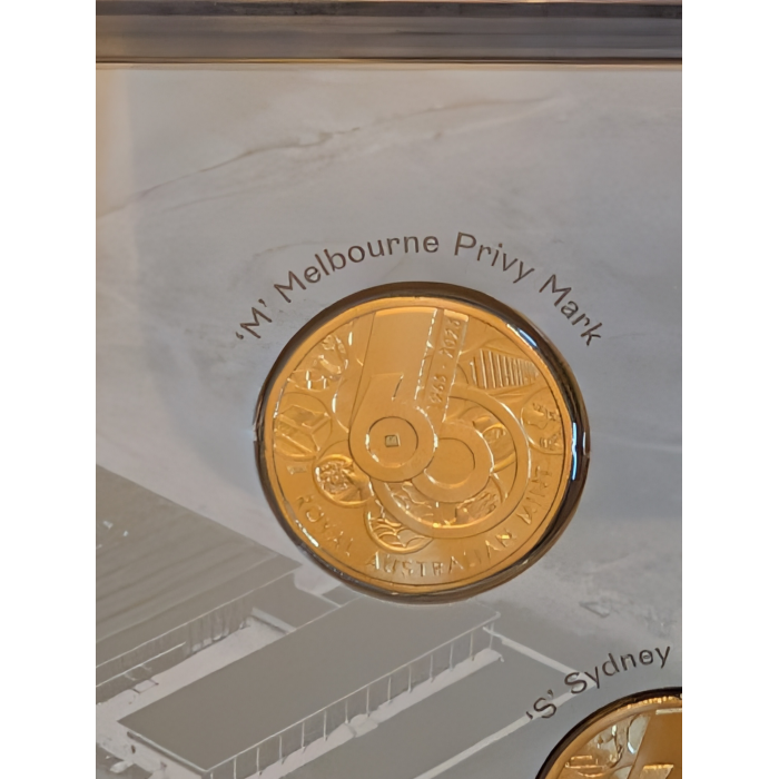 2025 $1 60th Anniversary of RAM Mintmark and Privy Mark Four Coin Set 