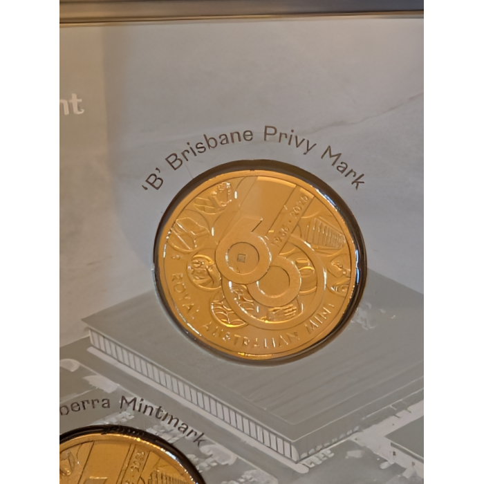 2025 $1 60th Anniversary of RAM Mintmark and Privy Mark Four Coin Set 