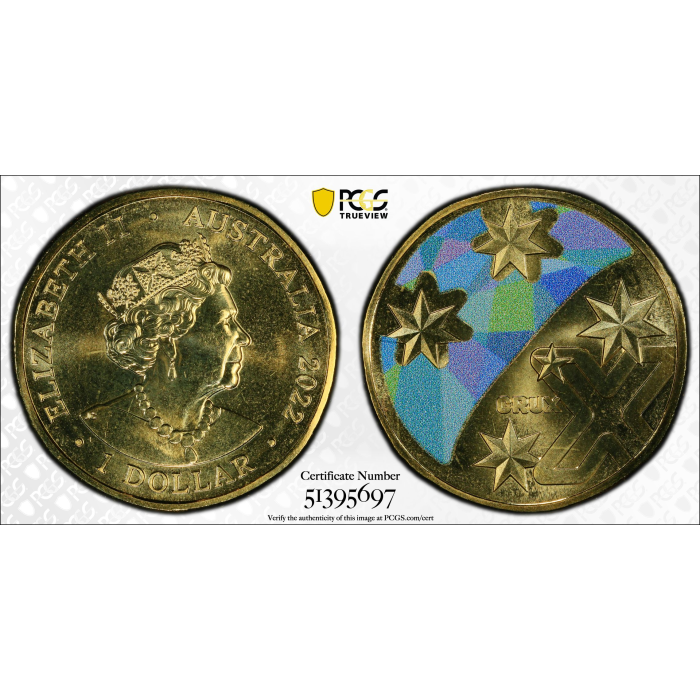 2022 $1 GACH X CRUX COLORISED PCGS MS68