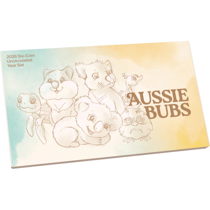 ROYAL AUSTRALIAN MINT - AUSSIE BUBS 2026 SIX COIN UNCIRCULATED BABY YEAR SET