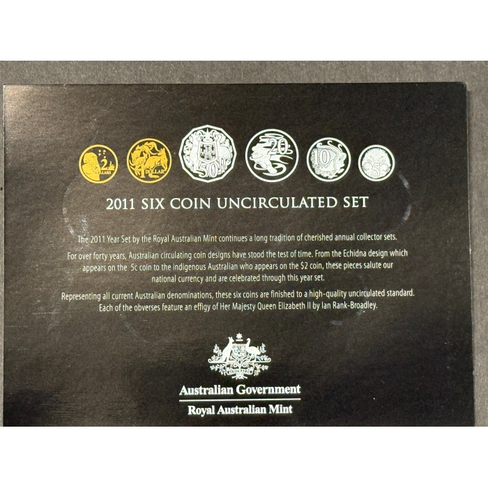 2011 Six Coin Uncirculated Set Berlin World Money Fair Release